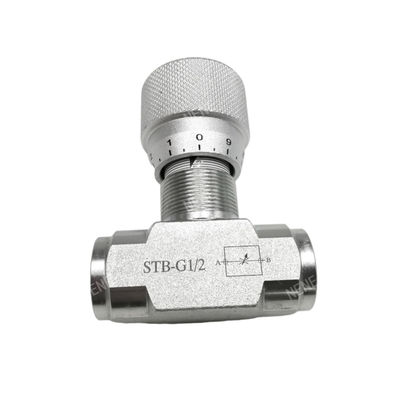 STB-G1/4 Silinder Hidrolik Motor Throttle Valve Ventil Kontrol Kecepatan