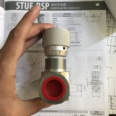 Klep throttle presisi dengan skala STB-G1/4 STB-G3/8 STB-G3/4 STB-G1 Klep throttle hidrolik