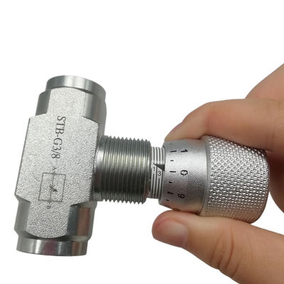 Klep kontrol hidrolik tahan lama STB-G3/8 45 hingga 2000 Ssu 6 hingga 420 CSt