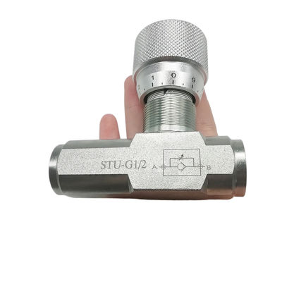 10-500 Mm2 ⁄ S Viskositas fluido Valve Kontrol Tekanan STU-G1/2