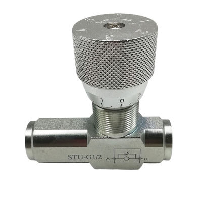 10-500 Mm2 ⁄ S Viskositas fluido Valve Kontrol Tekanan STU-G1/2