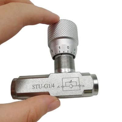 STU-G3/4 STU-NTP3/4 6-inci katup kontrol aliran presisi katup gas hidraulik