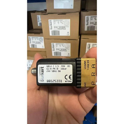 Burkert Solenoid Valve Karoseri baja tahan karat NBR Seal 00125331 6014 0-16bar