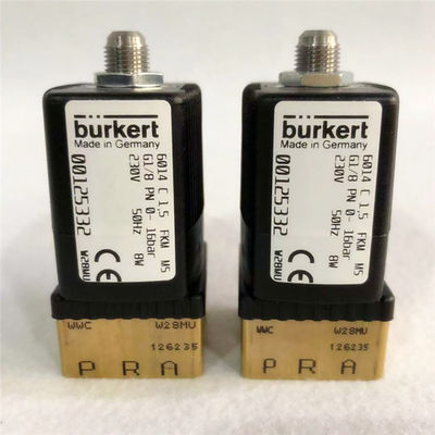 NBR Seal Brass Body Burkert Solenoid Control Valve 00125332 6014
