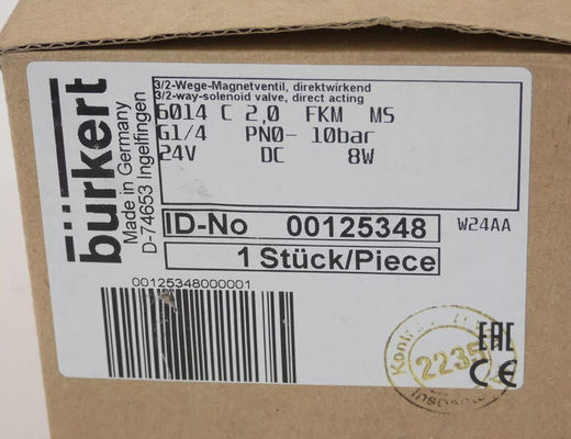 Burkert Sistem Kontrol Cairan - 125348 - Solenoid Valve, 6014 00125348
