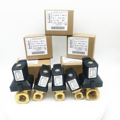 "00125342 ±10% Toleransi Tegangan NBR Seal Burkert Solenoid Control Valve