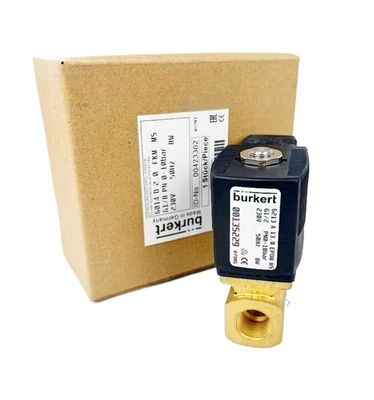 BURKERT Solenoid Valve 00308502 5404 G1/2 2/2 Tutup FKM Segel AC220V 8W 1-50bar