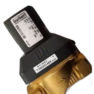 BURKERT 00308505 G3/4 2/2 Biasanya tertutup 20 Lubang Aliran FKM Corpus katup Kuning Disegel AC220V 8W 1-40bar 5404 Tipe
