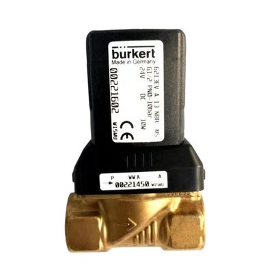 BURKERT 00308505 G3/4 2/2 Biasanya tertutup 20 Lubang Aliran FKM Corpus katup Kuning Disegel AC220V 8W 1-40bar 5404 Tipe