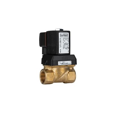 Electron Magnetic Valve BURKERT 00309022 FKM Seal G1/2 2/2 Secara normal terbuka 12 lubang aliran DC24V 8W 1-32bar