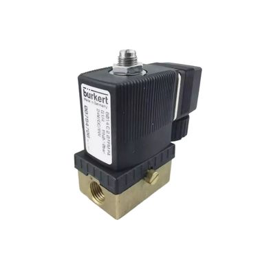 Electron Magnetic Valve BURKERT 00309022 FKM Seal G1/2 2/2 Secara normal terbuka 12 lubang aliran DC24V 8W 1-32bar