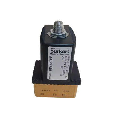 00301170 BURKERT 5404 G1/2 2/2 Buka secara normal 12 Lubang Aliran FKM (Fluor Rubber) Badan Katup Kuningan Disegel AC24V 8W 1-32bar