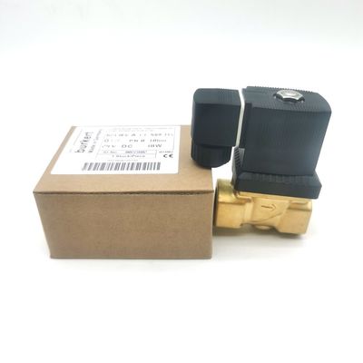 Burkert Solenoid Valve Brass Body 00308120 G1 2/2 Biasanya Buka 25 Flow Hole FKM (Fluor Rubber) Segel 8W 1-25bar