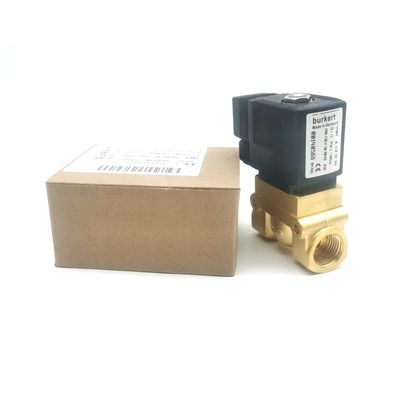 Katup Solenoid Industri 00085337 G1 1/4 2/2 Biasanya Ditutup 32 Lubang Aliran FKM (Fluor Rubber) Badan Katup Kuningan Disegel AC24V 8W 1-25bar
