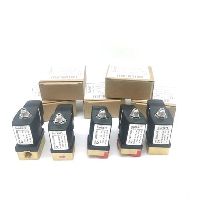 00134240 BURKERT 6013 Tipe Direct Acting G1/8 Inch 2/2 Normal tertutup 2.5 Flow Hole FKM Disegel Brass Valve Body 24VDC 8W 0~10bar