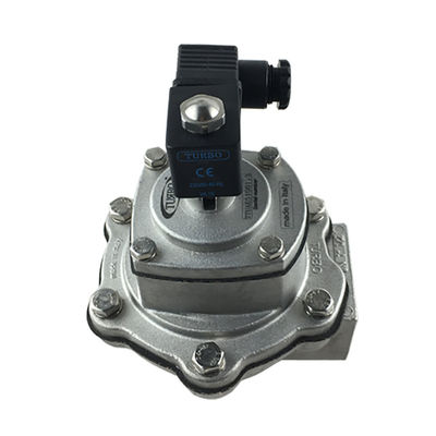 TURBO tipe FP40 1-1/2 " 1,5 inci sudut kanan katup pulsa elektromagnetik DN40