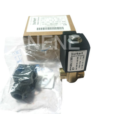 Burkert Solenoid Valve 00134241 6013 Tipe Direct Acting G1/8-Inch 2.5 Flow Hole FKM Corpus Valve Kuningan Disegel 24VAC 8W 0~16bar