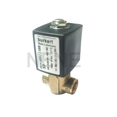 Burkert Solenoid 6013 Tipe Direct Acting 00134243 2/2 Normal tertutup G1/8 Inch 2.5 Aliran Lubang FKM Seal 220VAC 8W 0~16bar