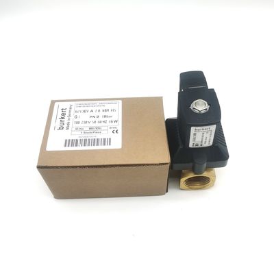 Burkert Solenoid Valve FKM Seal 00126091 24VDC 8W 0~6bar 6013 Tipe Direct Acting G1/8 Inch 2/2 Biasanya Ditutup 3.0 Aliran Lubang