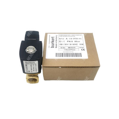 Burkert Electric Solenoid Valve 00126092 6013 Tipe Direct Acting G1/8 Inch 3.0 Flow Hole FKM Seal 24VAC 8W 0~10bar