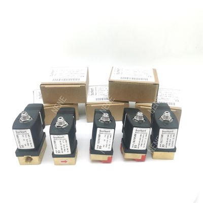 00125301 Solenoid Valve Burkert 6013 Tipe Direct Acting G1/4 Inch 2/2 Normal tertutup 3.0 Flow Hole FKM Sealed Brass Valve Body 24VDC 8W 0~6bar