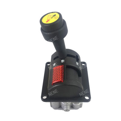 14750667H HYVA JQF34-A 2 Way Dump Truck Controls Valves Oval Shape Rubber Handle