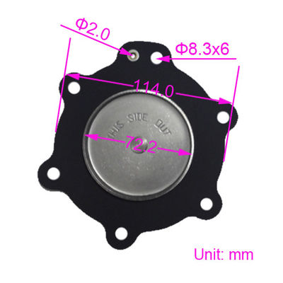 C113825 ASCO Pulse Valve Diaphragm 1.5 Inch SCG353A045 kit perbaikan Aplikasi industri