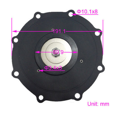 ASCO Pulse Valve Diaphragm C113928 Nitrile/Buna atau Viton Material 3"Inch SCXE353.060