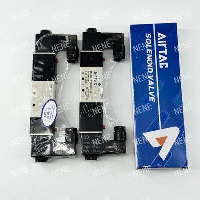 4V130C-M5 AIRTAC katup elektromagnetik AC220V DC24V 5/3-Way Proof Ledakan