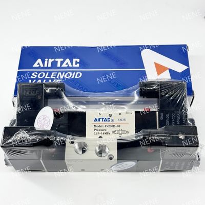 4V330C-10 Aluminium Alloy AIRTAC Solenoid Valve Untuk Mesin dan Peralatan Pneumatik