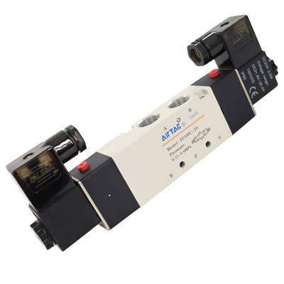 Airtac 4V330C-08 DC24V 4V330C-10 AC220V Solenoid Air Valve ((5/2,5/3 cara) - 4V330C08B