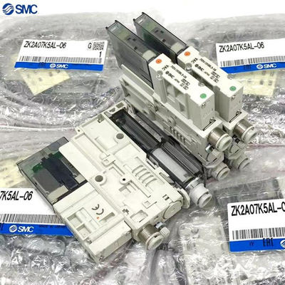 Otomatisasi Industri ZK2A07K5NL2-06 SMC Solenoid Valves Generator Vakum hemat energi