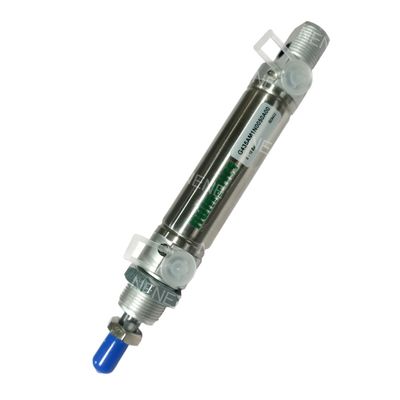 NUMATICS G435AGSN0010A00 ASCO 8mm Bore 10mm Stroke M5 Silinder Bulat Double Acting ISO6432 Seri G435