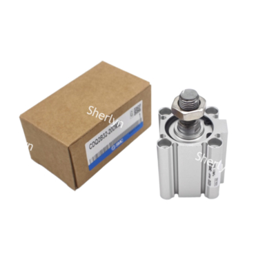 Silinder Kompak SMC Tipe Standar Aksi Ganda Batang Tunggal Seri CQ2 CQ2A12-30D