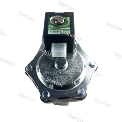 Katup Impuls Elektromagnetik ASCO SCG353A065 Katup Impuls Antarmuka Berputar Segel NBR Seri 353 Pengumpul Debu Katup Impuls Ganda