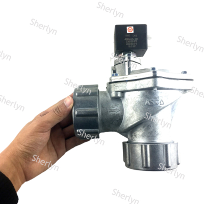 Katup Impuls Elektromagnetik ASCO SCG353A065 Katup Impuls Antarmuka Berputar Segel NBR Seri 353 Pengumpul Debu Katup Impuls Ganda