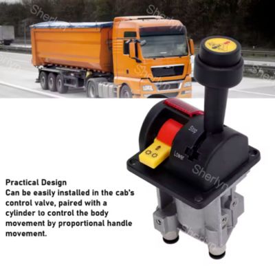 BKQF34-B 14750650H 4 Lubang Truk Sampah Pegangan Karet Katup M6 Terkunci Katup Kontrol Truk Sampah Hidrolik ﻿