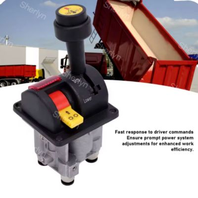 BKQF34-B 14750650H 4 Lubang Truk Sampah Pegangan Karet Katup M6 Terkunci Katup Kontrol Truk Sampah Hidrolik ﻿