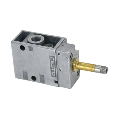 Dimensi Lebar 32mm Katup Solenoid Festo Fungsi Katup 5/2 Jenis Aktuasi Elektrik