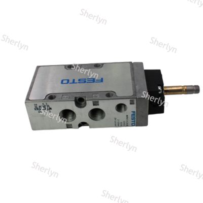 Festo MFH-5-1/4-B Solenoid Valve, 5/2 Monostable Mec Spr, Int Pilot, 2-10 Bar