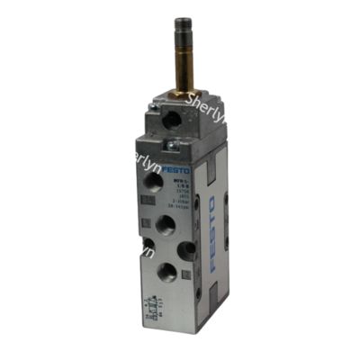 FESTO MFH-5-1/8-B Solenoid Valve, 5/2 Monostable Mec Spr, Int Pilot G/8