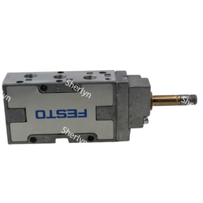 FESTO MFH-5-1/8-B Solenoid Valve, 5/2 Monostable Mec Spr, Int Pilot G/8