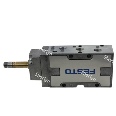 FESTO MFH-5-1/8-B Solenoid Valve, 5/2 Monostable Mec Spr, Int Pilot G/8