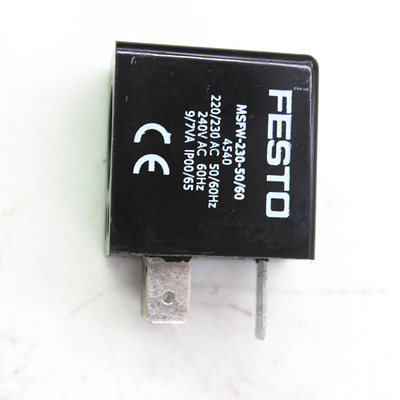 Kumparan solenoid MSFW-230-50/60 | Festo 4540 IP65, 230VAC, bilah untuk MSSD-F 3 pin