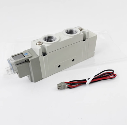 Katup Solenoid SMC DC24V SY5120-5LZD-01 Udara 2-Posisi Solenoid Tunggal