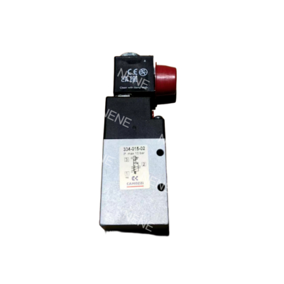 344-015-02-G77 Katup Magnet Elektron 334-015-02-G77/7J/7K/73/72 CAMOZZI Katup Solenoid 3/2 Arah 1/4"