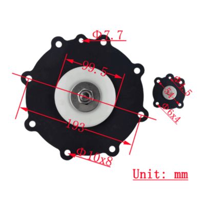3-inch Joil Submerged Electromagnetic Pulse Valve Diaphragm JIHI80 JISI76M Maintenance Coating Sheet