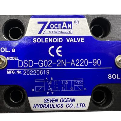 Katup Solenoid Pneumatik 7 OCEAN DSD-G02-2N-A220-90 AC220 Tegangan Katup Kontrol Arah