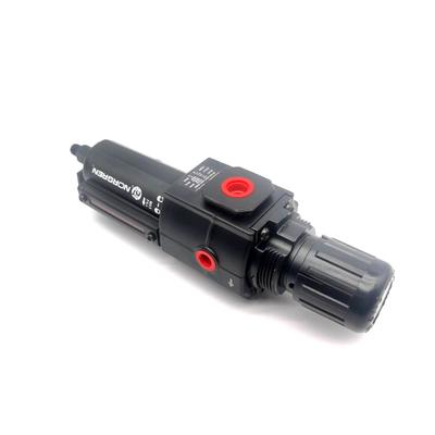 B74G-4AK-QP2-RMG Filter Regulator Pelumas Pneumatik Udara Terkompresi Norgren Excelon Filter/regulator 1/2 PTF 0.3-10 Bar 40µm Pembuangan Manual Dengan Pengukur