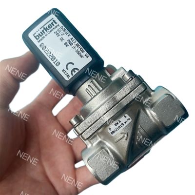 00322548 Katup yang Dioperasikan Solenoid G1/4 FKM AC24V BURKERT 0~+120℃ 8W